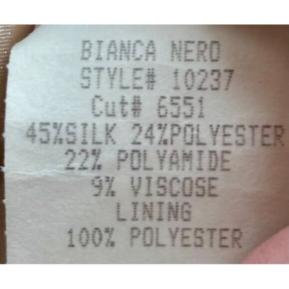 Maria Bianca Nero Elegant Timeless Silk Blend Sheath Dress Made in USA Sz LARGE - Picture 6 of 8